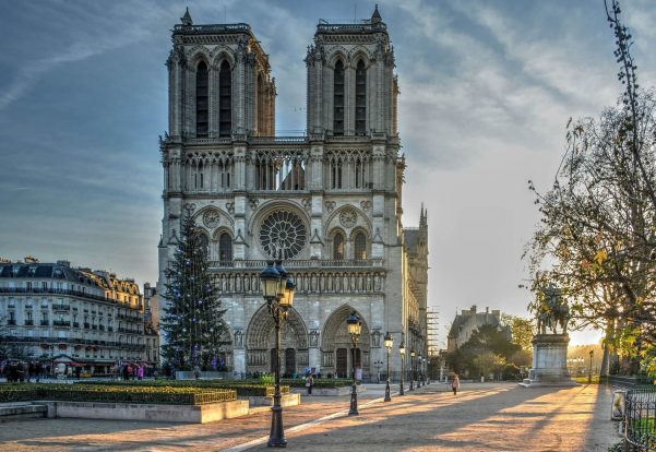 Notre Dame cathedral in Paris before the 2019 fire
