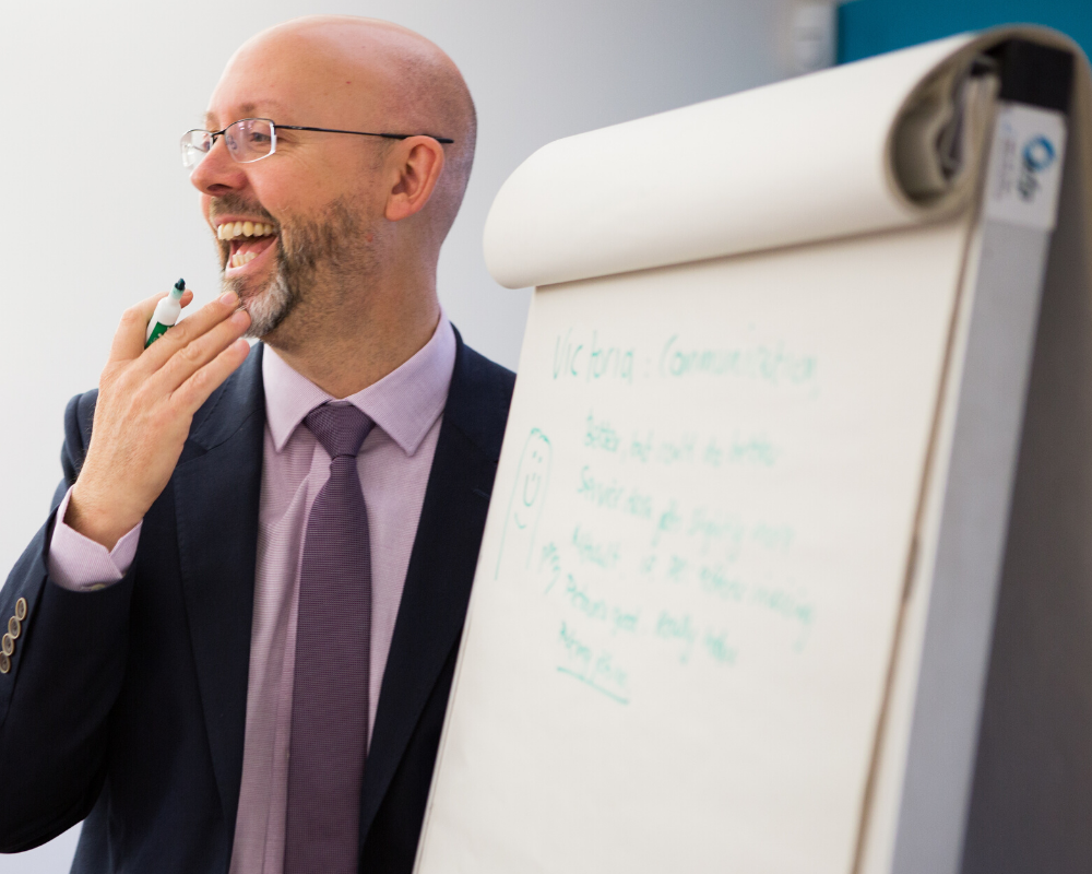 Paul Field Managing Director laughing